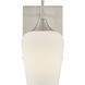 Octave 1 Light Satin Nickel Wall Sconce Wall Light, Essentials