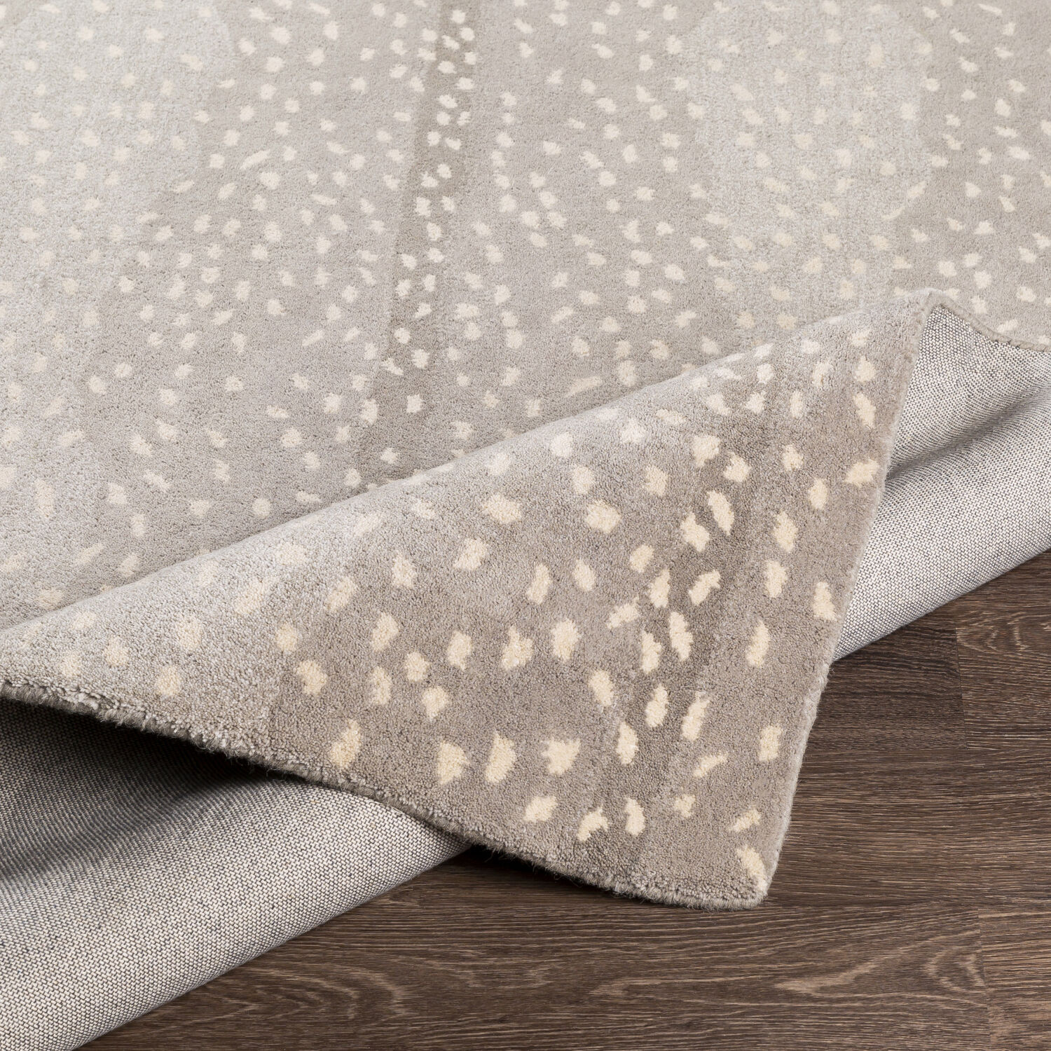 Gazelle 120 X 96 inch Gray Rug in 8 x 10, Rectangle