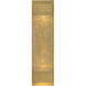 MOCO Rune LED 24 inch Heritage Brass Outdoor Wall Mount Lantern