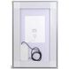 Riven 40 X 36 inch White LED Mirror