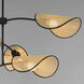 Bonnet 6 Light 9 inch Black Multi-Light Pendant Ceiling Light