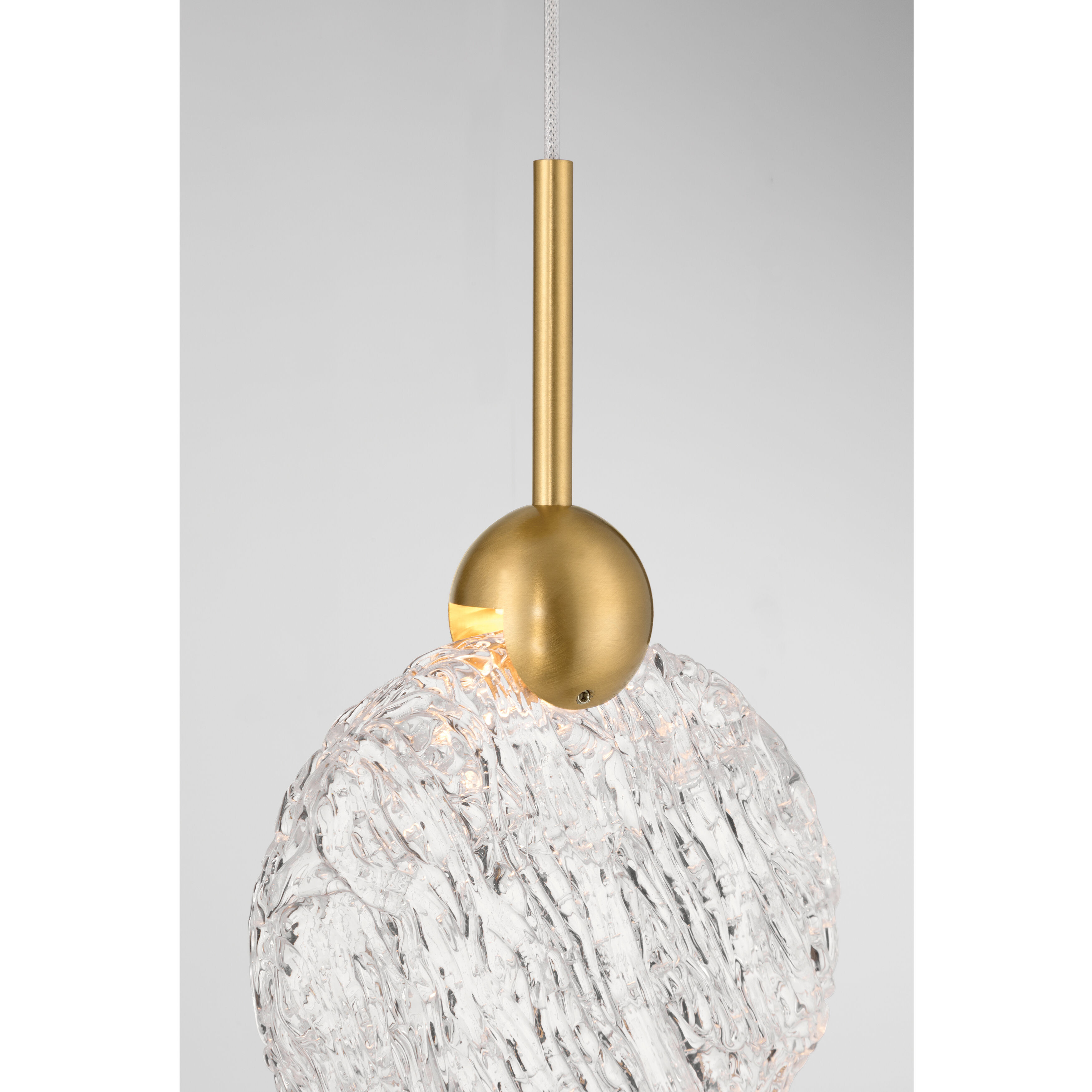Briselle LED 24 inch Legacy Brass Pendant Ceiling Light
