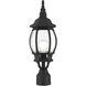 Frontenac 1 Light 19.5 inch Textured Black Outdoor Post Top Lantern