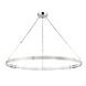 Rosendale LED 42 inch Polished Nickel Chandelier Ceiling Light, Medium