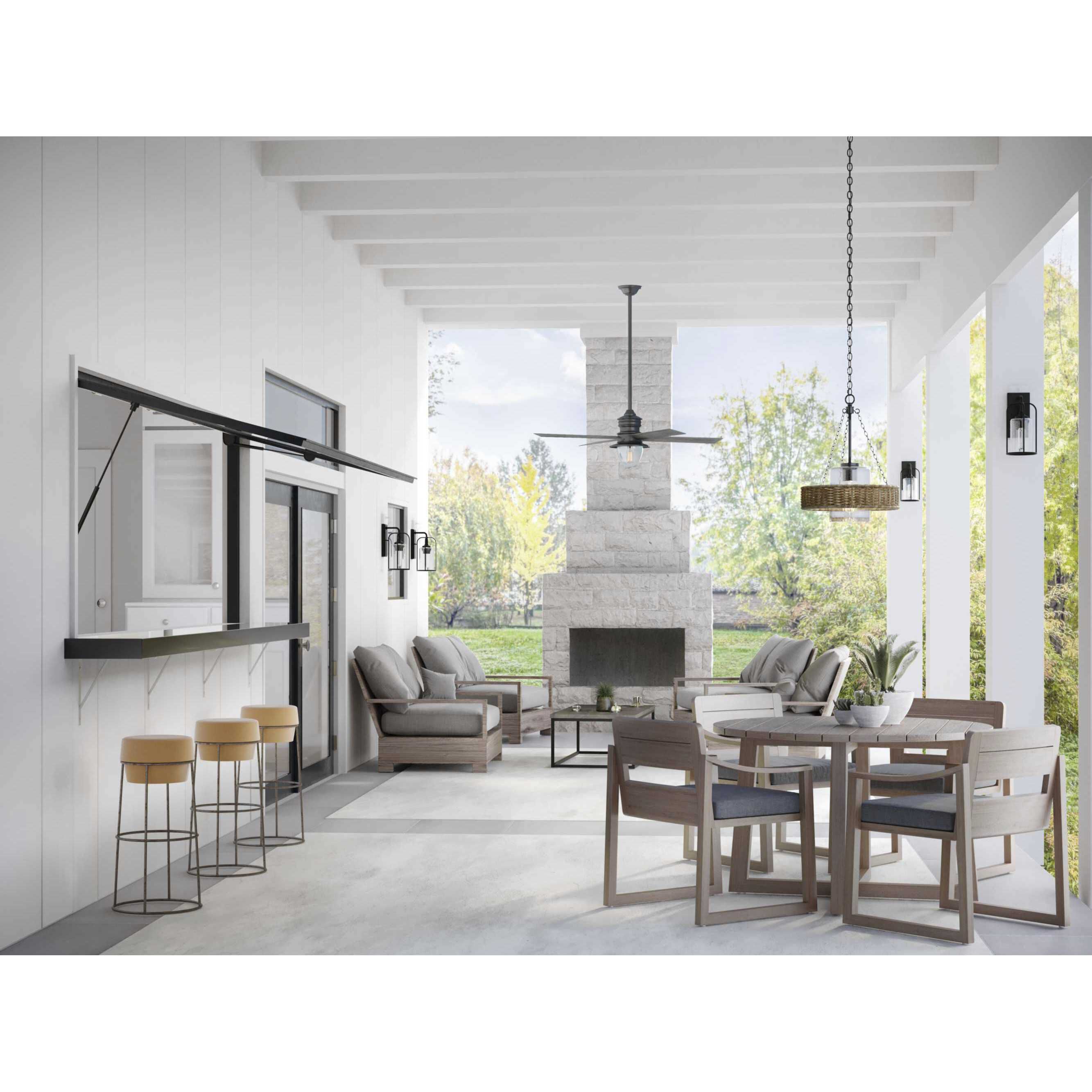 Watch Hill 1 Light 13 inch Textured Black Outdoor Wall Lantern