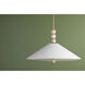 Alexis 2 Light 22 inch Aged Brass Pendant Ceiling Light