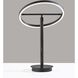 Falcon 18 inch 15.00 watt Black Table Lamp Portable Light, with Smart Switch