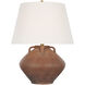 Amber Lewis Brewer 25 inch 15 watt Natural Terracotta Table Lamp Portable Light