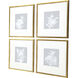 Echinacea / Leaf Study Blue and White Framed Art