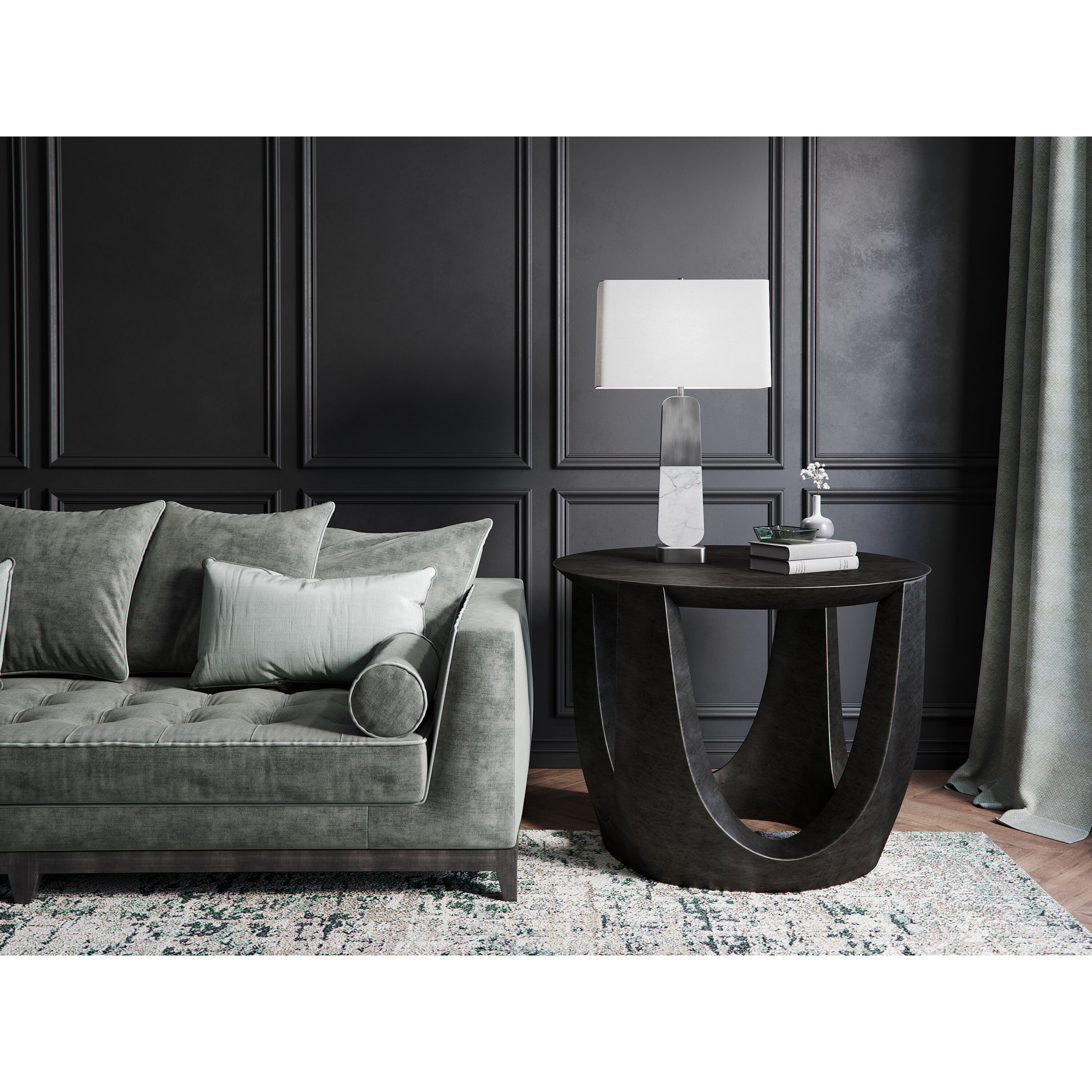 Naomi 29.5 inch 150.00 watt White Table Lamp Portable Light