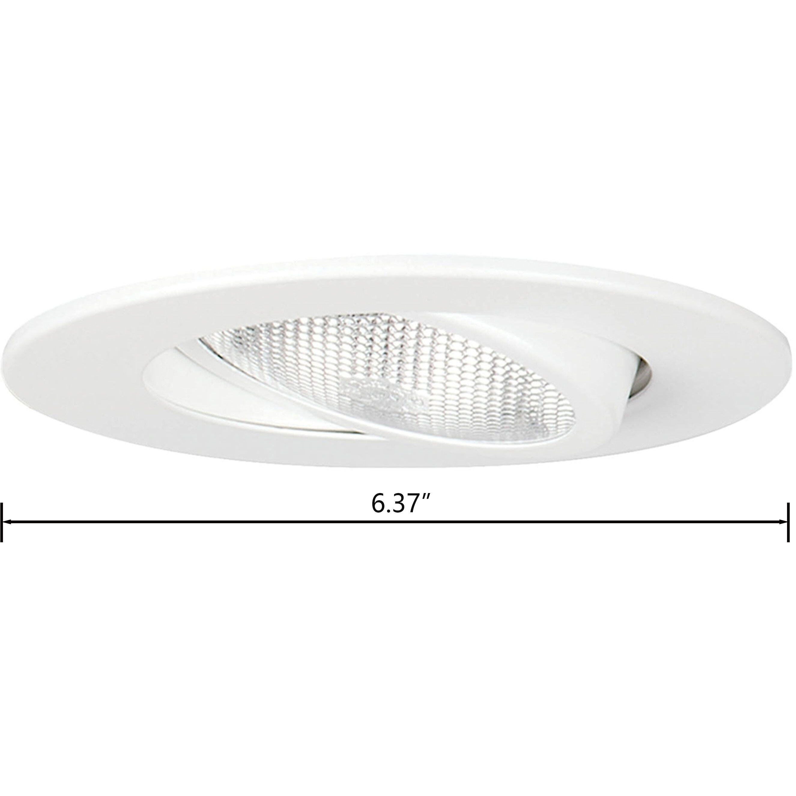 Halo A19 Matte White Recessed Trim