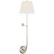 Suzanne Kasler Wyatt LED 10.5 inch Polished Nickel Statement Sconce Wall Light