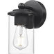 Thayer 1 Light 4.75 inch Matte Black Wall Sconce Wall Light