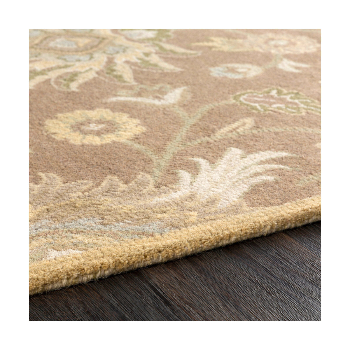 Caesar 117 inch Cream/Camel/Ivory/Moss/Taupe/Dark Green/Sea Foam Rugs, Wool