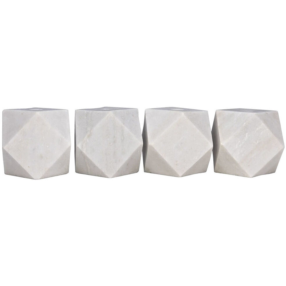 Polyhedron 4.00 inch  X 4.00 inch Candle & Holder