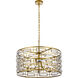 Kennedy 5 Light 24 inch Brass Pendant Ceiling Light