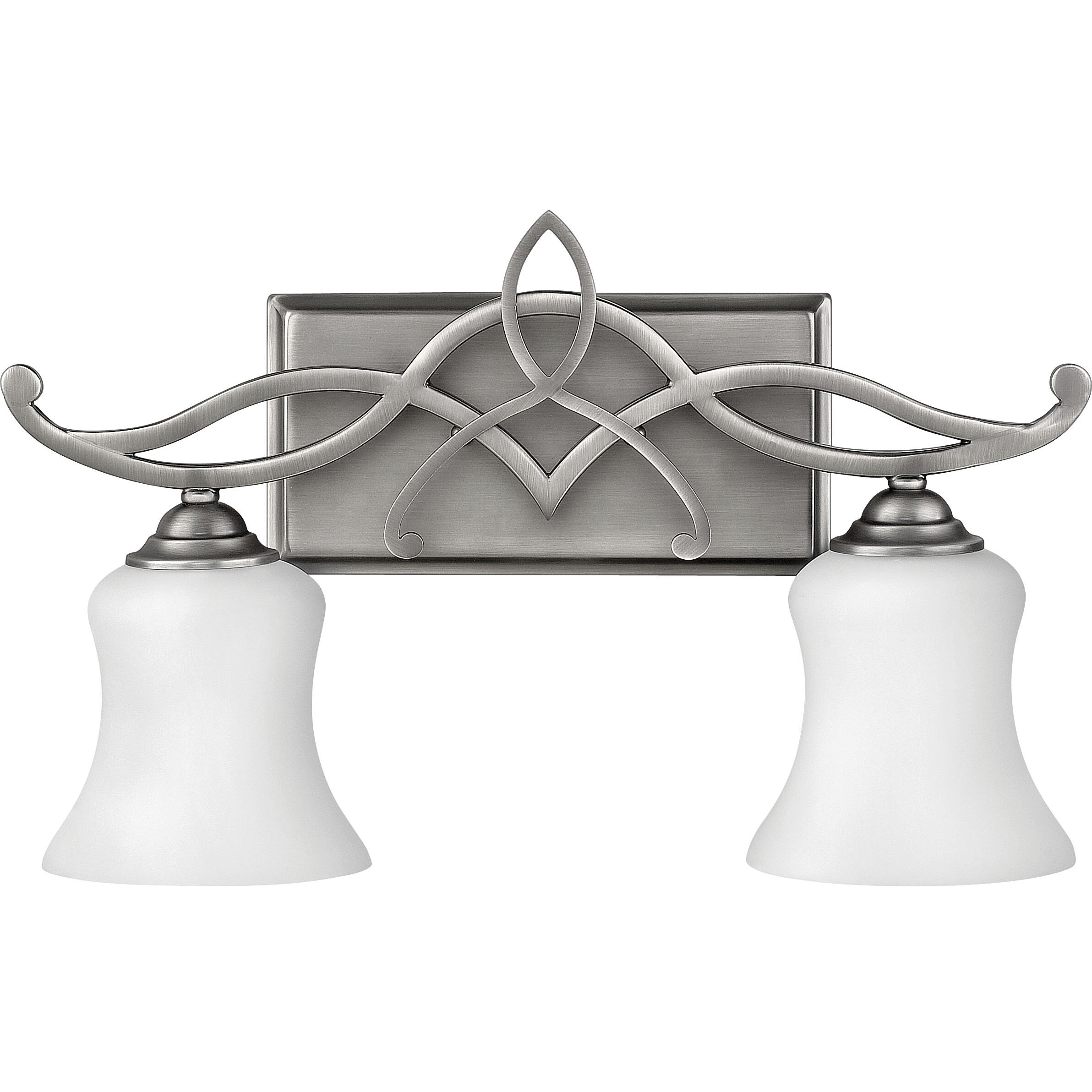 Brooke 2 Light 16.5 inch Antique Nickel Vanity Light Wall Light