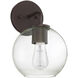 Farmhouse Outdoor Wall Lantern in Oil Rubbed Bronze