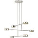 Kelly Wearstler Melange LED 54 inch Polished Nickel Multi-Positional Chandelier Ceiling Light