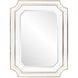 Dante 48 X 36 inch White Wall Mirror