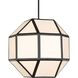 Hoi LED 24 inch Matte Black Chandelier Ceiling Light