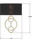 Laurel Sconce Wall Light in Black