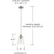 Fallon 1 Light 6 inch Polished Nickel Pendant Ceiling Light