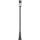 Luca LED 115.75 inch Black Outdoor Post Mounted Fixture
