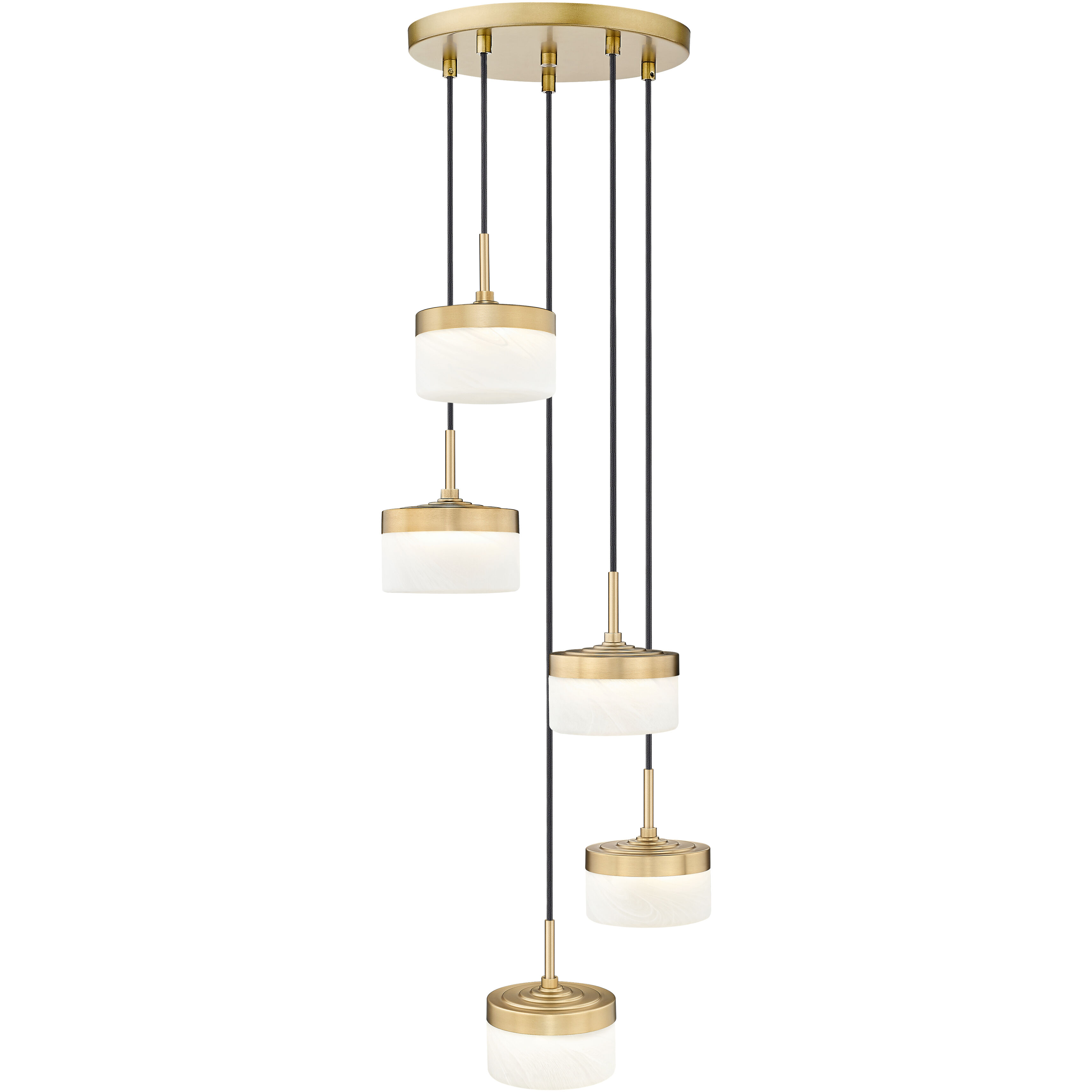 Renaud LED 15.75 inch Modern Gold Chandelier Ceiling Light