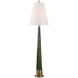 Riccardi 38 inch 100 watt Moss Green Glaze and Antique Brass Table Lamp Portable Light