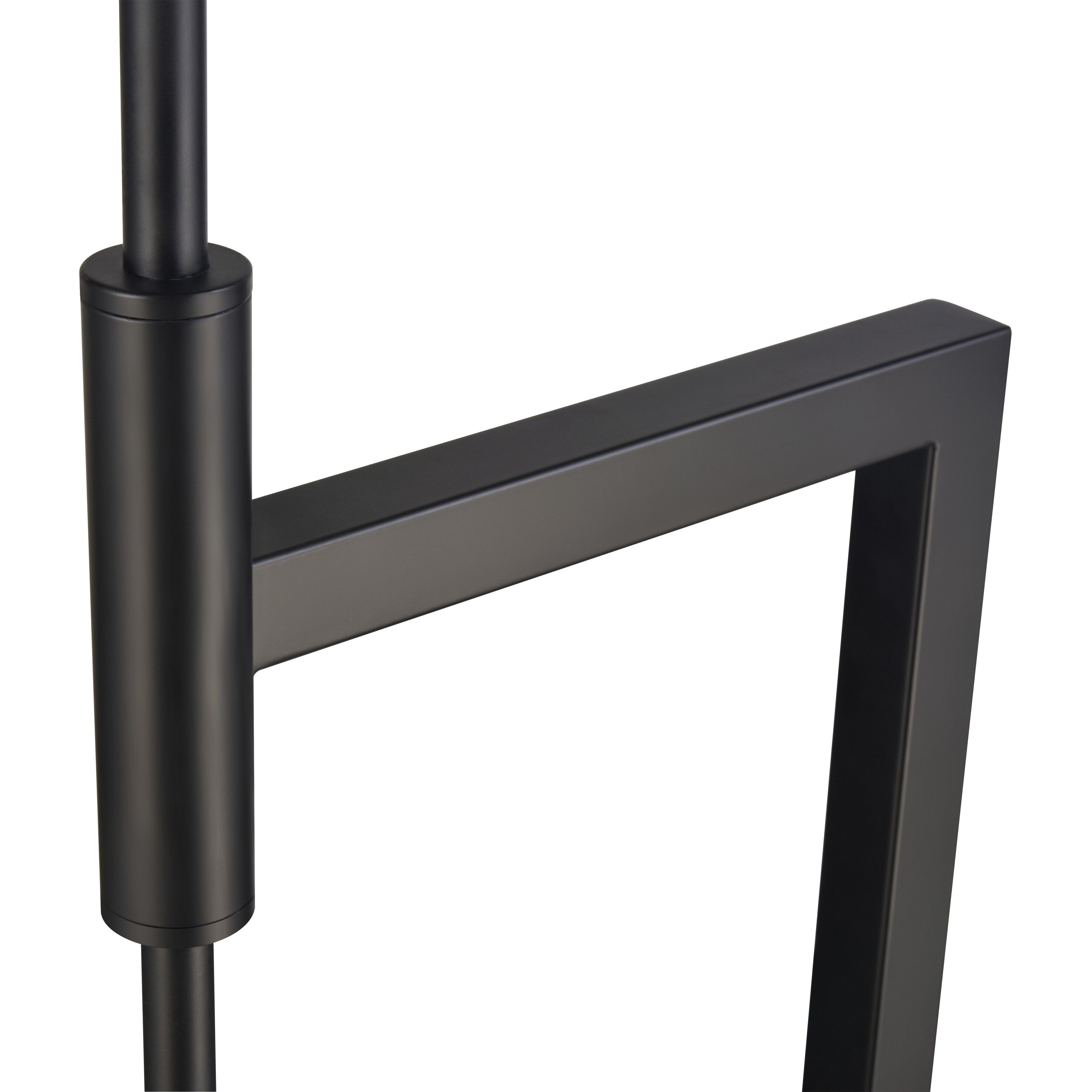 Baitz 62.5 inch 150 watt Matte Black Floor Lamp Portable Light