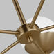 Alvin 5 Light 26 inch Satin Brass Chandelier Ceiling Light