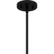 Faye 1 Light 11.25 inch Matte Black Mini Pendant Ceiling Light