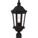 Westfield 1 Light 22 inch Black Outdoor Postmount Lantern