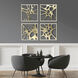 Splash of Gold Metallic Framed Art, The Studio