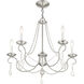 Pennington 5 Light 25 inch Brushed Nickel Chandelier Ceiling Light