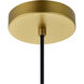 Miya 1 Light 7 inch Brass Pendant Ceiling Light