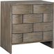 Lydon Brown Mindi Wood and Antique Brass 4 Drawer Chest