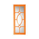 Dayton 53 X 21 inch Glossy Orange Wall Mirror