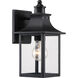 Chancellor 1 Light 11 inch Mystic Black Outdoor Wall Lantern