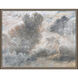 Cloud Blue and Brown and Gray and Rust Canvas