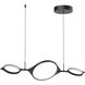 Serif LED 33.75 inch Black Linear Pendant Ceiling Light