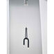 Whit 2 Light 6.5 inch Polished Nickel/Black Pendant Ceiling Light in Polished Nickel and Black