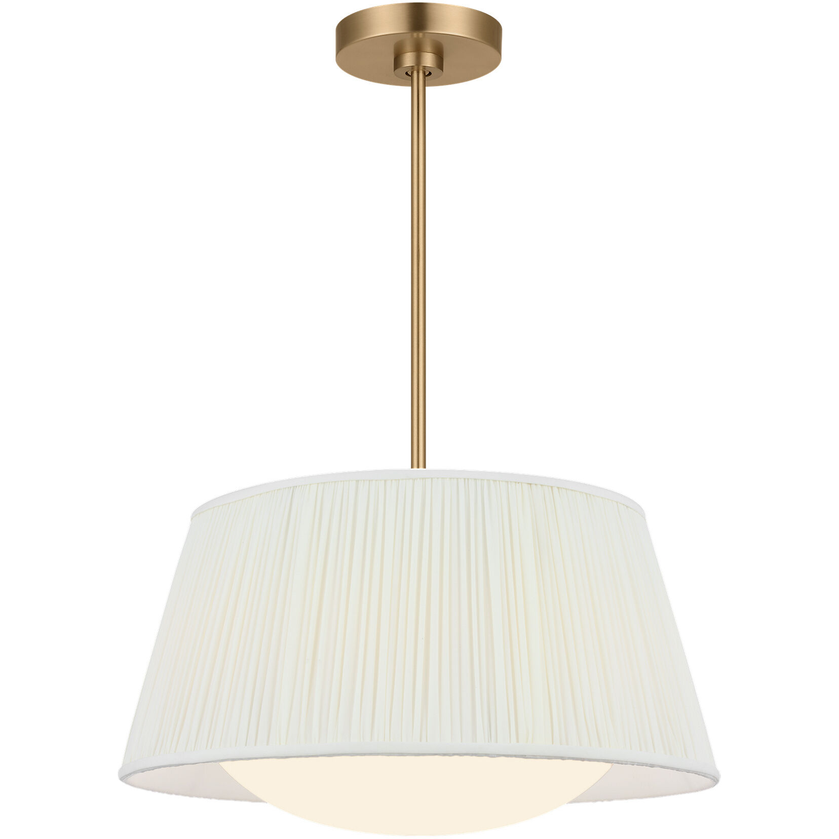 Vilera LED 18.13 inch Satin Brass Pendant Ceiling Light