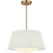 Vilera LED 18.13 inch Satin Brass Pendant Ceiling Light