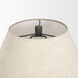 Salaah 26 inch Black Table Lamp Portable Light