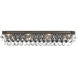 Calypso Bath Vanity Light Wall Light in Vibrant Bronze