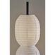 Lanai 60 inch 40 watt Black Floor Lamp Portable Light