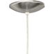 Metal Shade 1 Light 10 inch Brushed Nickel Mini-Pendant Ceiling Light in Standard