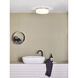 Sabina 1 Light 11.02 inch Polished Chrome Bathroom Ceiling Light